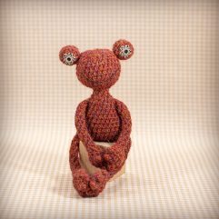 Lucky Frog - Brick red (magnets)