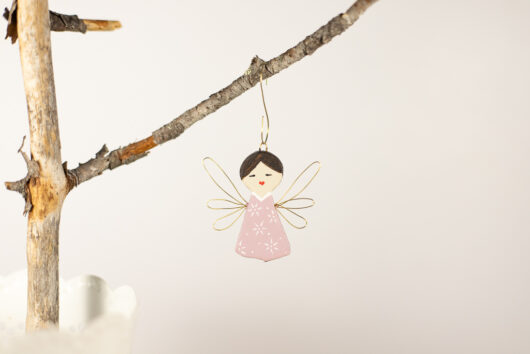 Pink angel decoration