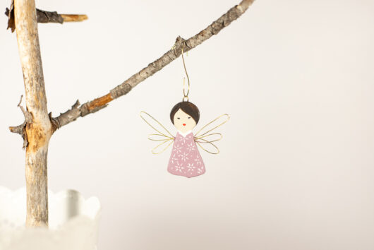 Pink angel decoration