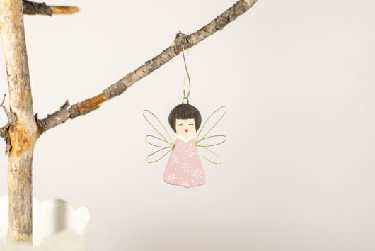 Pink angel decoration