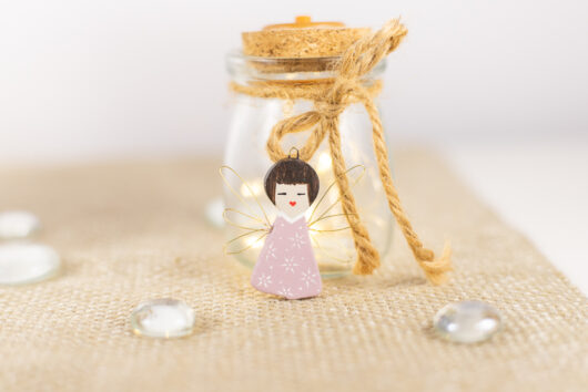 Pink angel decoration - Image 3