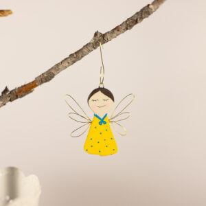 Yellow angel decoration