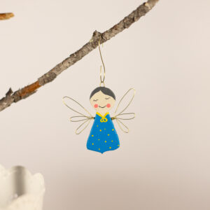 Blue angel decoration
