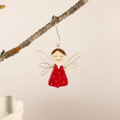 Punainen enkelikoriste