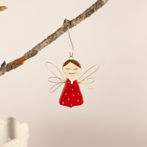 Red angel decoration