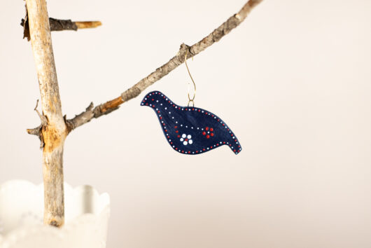 Blue ptarmigan decoration - Image 4