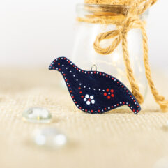 Blue ptarmigan decoration