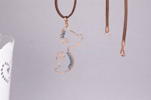 Fox pendant - copper - Image 2