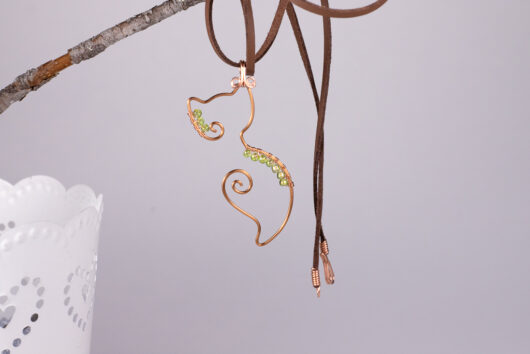 Fox pendant - copper - Image 2
