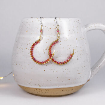 Pyöreät korvakorut - messinki