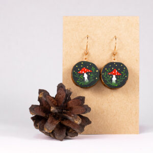 Puiset korvakorut - Sieni