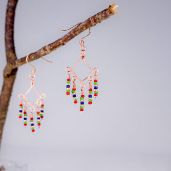 Hanging earrings