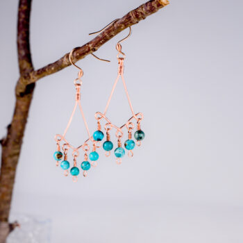 Hanging earrings