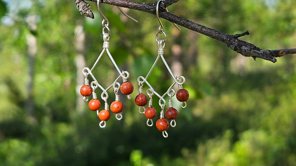 Hanging earrings
